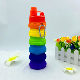 Creative silicone folding cup collapsible cups