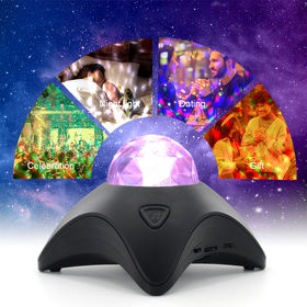 LED Star Projector Night Light Galaxy Nova Projecteur Starry Night Lamp  Ocean Sky with Music Bluetooth Speaker Remote Control