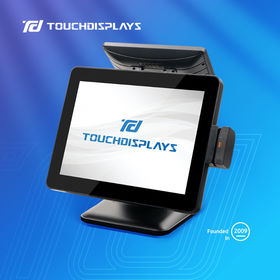 15.6 inch capacitive Touch screen All in one POS Terminal with second ...