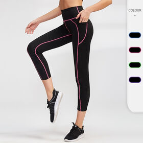Wholesale Women Solid Color Ribbed Stacked Leggings Pants Trousers - China  Plus Size Leggings and Women Stretch Pants price