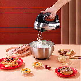 VEVOR 250W 5-Speed Electric Hand Mixer Portable Electric Handheld Mixer Baking Supplies for Whipping Mixing Egg White