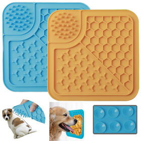 Buy Wholesale China Silicone Lick Mats Dog Lick Mat Cat Dog Slow Feeder  Puzzle Feeder & Dog Licking Mat at USD 1.6