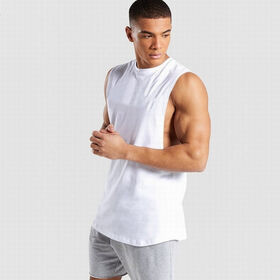 Buy Wholesale China Free Sample No Logo Sleeveless Sports Tank Top Men Best  Gym Workout Wear & Gym Tank Top Men at USD 3