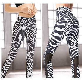 Buy Wholesale China Woman's Zebra Fitness Leggings & Sports Wear,active  Wear,fitness Wear,yoga, Zebra at USD 6.05