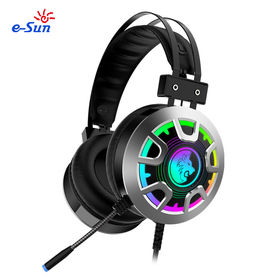 RPM Euro Games 3D Ultra Gaming Headphones with Flexible Mic for Mobile,  Tablet, PC, PS4, Xbox One with 4 Color LED Light, Blue, Medium : Buy Online  at Best Price in KSA 