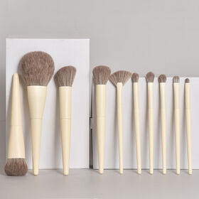 Private Logo Makeup Brush Factory with Soft Natural Hair Foundation Powder Blending Make up Brush