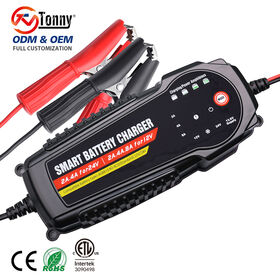 12V 8A 24V 4A Motorcycle Car Battery Charger Pulse Repair Lead Acid Battery Charger EU Us UK Au