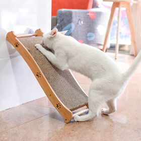 Corrugated paper large cat nest vertical bamboo scratch board