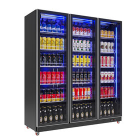 Commercial beer sales coolers used