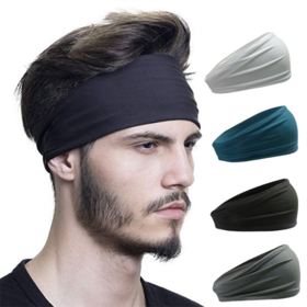Bandeau Homme 4 Pack Bandeaux De Sport Pour Hommes Unisexe Hairband
