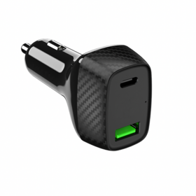 Dual USB Car Charger QC3.0 Fast Charge PD Charger Mobile Phone Charger