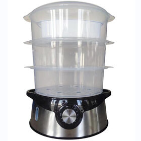 Electric Food Steamer 9L Big Capacity 3 PP Layers