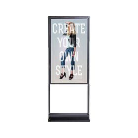 Iron Poster Rack Outdoor Portable Double-sided Poster Display Rack  Billboard Display Board Floor Type Publicity Rack - Cork Boards - AliExpress