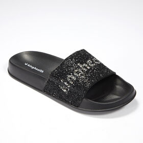 sparkly womens slides