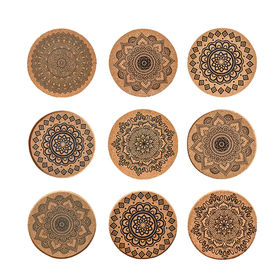 Buy Wholesale China Hot Sales Wood Resin Coasters For Drinks Desk And Glass  Table & Cork Coasters at USD 1