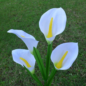 Calla Lily Flower Stake LED Light Solar Energy for Outdoor Garden