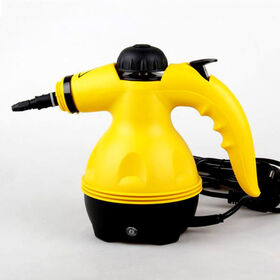 Handheld Pressurized Steam Cleaner with 9-Piece Accessories for Stain Removal, Carpets, Curtains