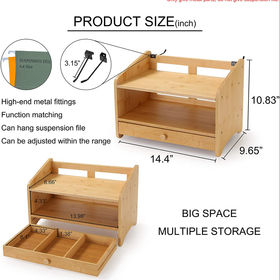 Acheter Boîte de rangement de fichiers de documents de bureau, organisateur  de bureau pliable, livres multifonctionnels, crayons, articles divers,  boîte de rangement de fournitures de bureau