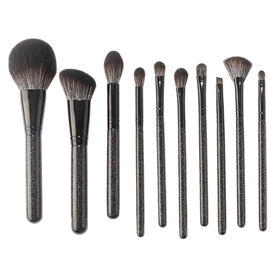 Kit de Pinceaux de Maquillage Premium Synthétiques pour Fond de Teint, Anti-cernes, Blush, Lèvres, Visage et Yeux pour Femmes et Filles