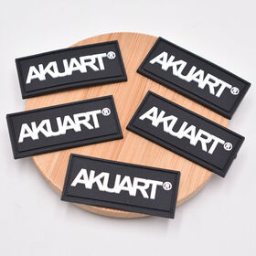 Silicone Rubber Custom Iron On Patches Logo for Clothing Patch 3D Pvc for Garment