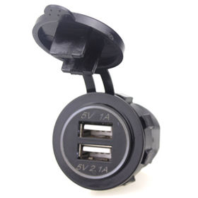 Moto 12V 2.1A SAE à double port pour adaptateur de câble USB Prise chargeur  étanche - Chine Moto chargeur USB, chargeur de voiture de la douille