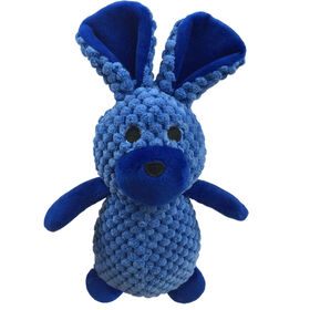 BSCI Audit Factory New Materials Squeaky Dog Toy Blue Rabbit Plush 8inch