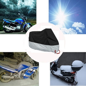 Lock Hole UV Resistant Rainproof Dust-Proof Motorcycle Breathable Cover