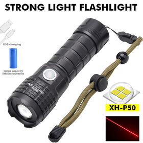 LED Flashlight Pack - 2 Super Bright, Compact Tactical Flashlights with High Lumens for Outdoor