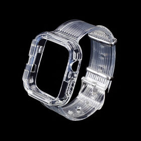 Funda Protectora Unibody con Correa Ajustable de TPU Suave Premium para iWatch SE y Series 7