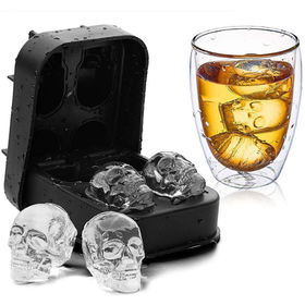 Buy Wholesale China Large Whiskey Wine Macallan Ball Maker Silicone Mold  Round Circles Block Ice Cube Trays & Ice Cube Mold at USD 0.76