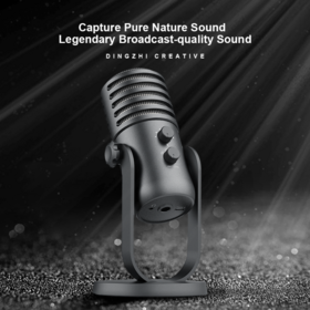 Microphone studio professionnel à condensateur avec trépied - Microphone -  Achat & prix