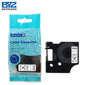 para Dymo Electronic Labelmakers 2 x Compatible D1 45806 Black on Blue Tape 19mm x 7m Cintas para impresoras