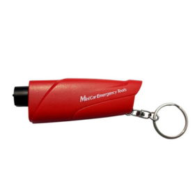Keychain with Seat Belt Cutter Life Saving Survival Kit Mini Car Safety Hammer