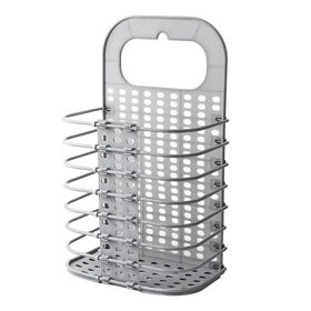 Wall-Mounted Folding Storage Basket, Storage Bins Laundry Basket with Handle