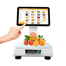 Terminal Point de Vente (POS) Intelligent à Écran Tactile 15,6 pouces Android Windows pour Systèmes de Pesage en Supermarchés et Commerce de Détail