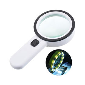 Anhui 10X Pocket Magnifier Foldable Read Jewelry Magnifying Glass Loupe Lens 
