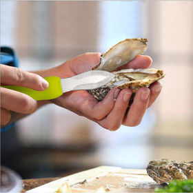 Grossiste couteau à huîtres avec support en silicone