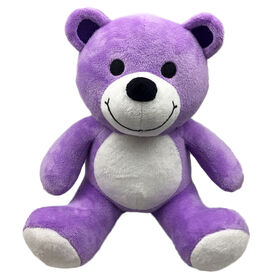 Lila Teddybär Stofftier Plüschtier für Freundin Kinder Weihnachten Valentinstag Geburtstag