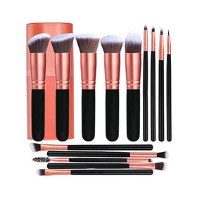 Buy Wholesale China Makeup Brush Set With Sponge Blender For Eyeshadow,  Foundation, Blush, And Concealer & Professional Makeup Brush Set at USD 6.9