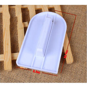 Cake Icing Smoother Tool Cake Fondant Polisher Cake Scraper Plastic Cake Decorating Tool