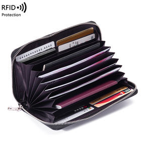 Buy Wholesale China Minimalist Wallet For Men And Women - Genuine Leather  Rfid Secured Card Case & Business Card Holder at USD 2.1