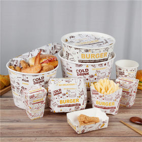 Buy Wholesale China Custom Food Grade Disposable Takeaway Paper French  Fries Packaging Box For French Fries Food Grade French Fries Box & Hamburg  Packaging Box at USD 0.3