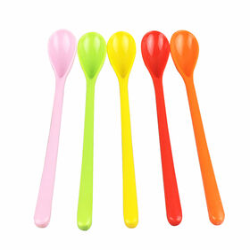 Buy Wholesale China New Asian Small Coffee Dessert Spoon Cute Color Flower  Shape Design Ceramic Soup Spoon & Spoon at USD 0.35