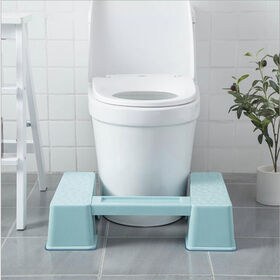 Bangku Toilet Plastik, Bangku Jongkok Kamar Mandi, Bangku Toilet yang Lebih Tebal dan Dapat Dilepas