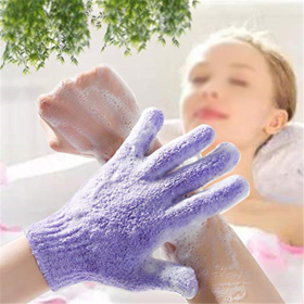 Nylon exfoliant, serviette en tissu de massage pour le nettoyage du bain et  du corps