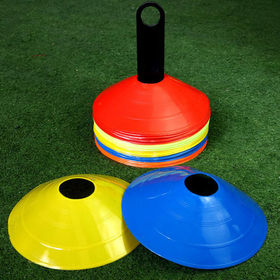 Acheter Ensemble de cônes de disque d'agilité, cônes d'espace d'entraînement  multi-sports avec support en plastique pour le football