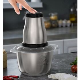 Liquidificador de Vegetais em Aço Inoxidável, Máquina de Alimentos Multifuncional Doméstica, Liquidificador de Carne Comercial