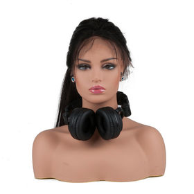 Female Foam Wig Head Model Headphones Rack for Shopping Mall
