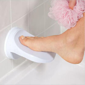 Reposapiés Antideslizante para Afeitado con Ventosa, Pedal para Inodoro y Baño, Ahorro de Esfuerzo