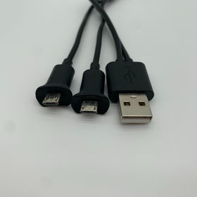 1PC USB 2.0 câble d'extension A 1 femelle à 2 double USB mâle Hub de  données adaptateur secteur Y séparateur USB câble d'alimentation de charge  cordon